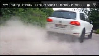 VW Touareg HYBRID - Exhaust sound / Exterior / Interior / Driving shots [HD]