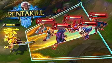 PERFECT PENTAKILL MOMENTS IN LEAGUE OF LEGENDS #18