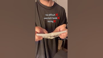 How to shuffle a deck of cards