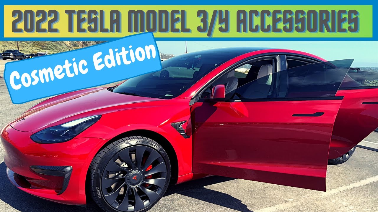 2022 Tesla Model 3 Performance Accessories - Purely Cosmetics Edition!  Cosmetic Mods for your Tesla! 