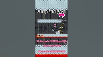 Jump and Pow!! #shorts #SMM2 #speed run
