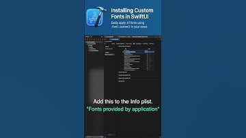 Installing Custom Fonts in SwiftUI