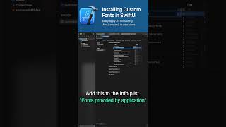 Installing Custom Fonts in SwiftUI
