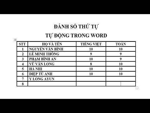 #2023 Mẹo đánh số thứ tự tự động trong word |GVTH|