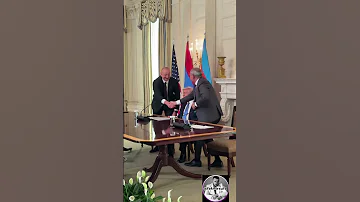 Trump Azerbaijani President Ilham Aliyev And Armenian Prime Minister Nikol Pashinyan Donaldtrump 