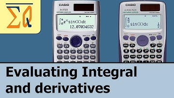 Casio Fx-115es Fx-991es Plus Derivative and Integral evaluation