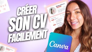 Créer un CV gratuitement et professionnel sur Canva  + Modèles gratuits screenshot 5