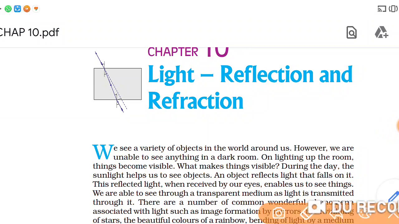 Light : Reflection and Refraction Part 1 Class 10 Science - YouTube