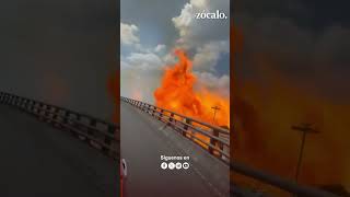 Explota Pipa De Gas En Puente De La Concordia,