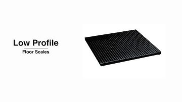 VLPFS Low Profile Floor Scales