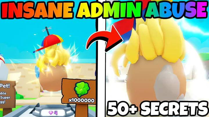 I Hatched 50+ NEW SECRETS from OP ADMIN ABUSE in Bubble Gum Simulator INFINITY