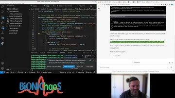 GPT-4 collaboration session in Visual Studio Code using Live Share extension