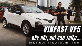 Here it is: VINFAST VF5: A Vietnamese electric car priced at only 458 million VND but with many a...