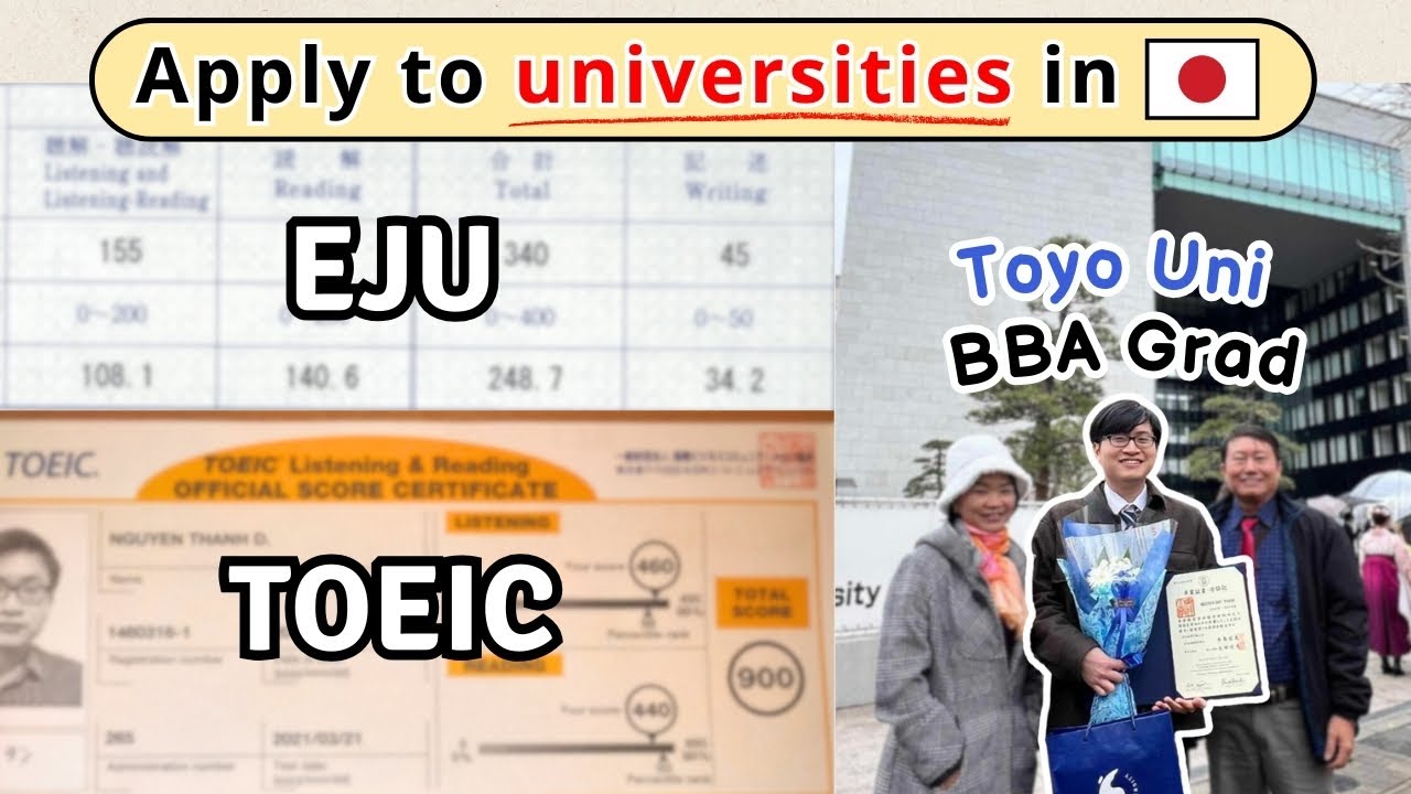 How to apply to Universities in Japan | EJU, JLPT, required documents, ranking, interview...