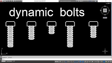 How to make dynamic anchor bolts block in autocad