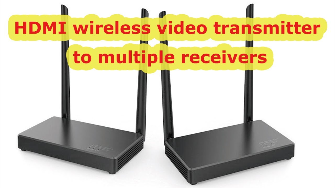 HDMI wireless video transmitter multiple receivers for TV streaming 2.4