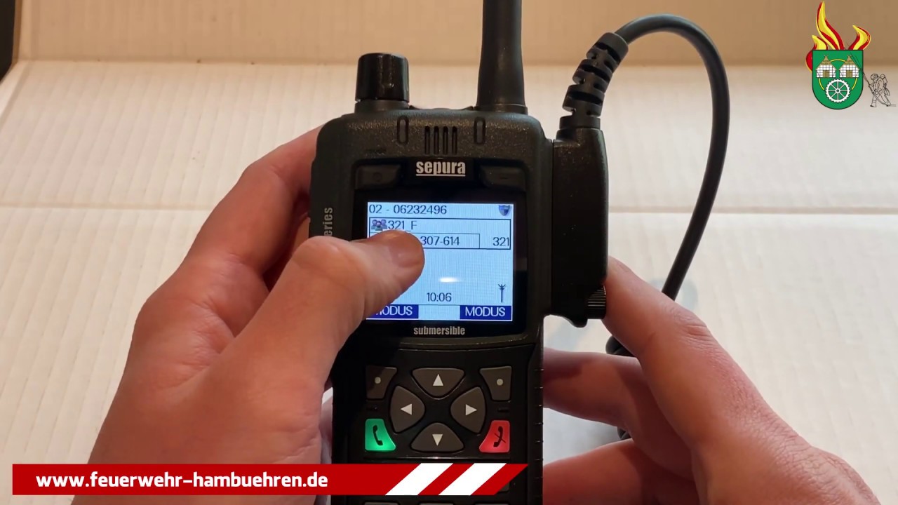 HRT Tutorial STP9000 Digitalfunk Feuerwehr Hambühren