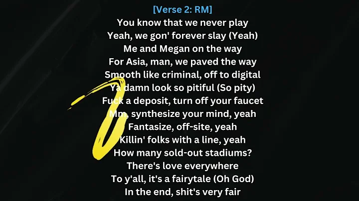 Megan Thee Stallion FT. RM-NEVA PLAY LYRICS