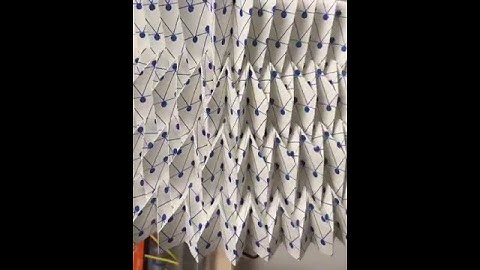 Arduino controlled automation origami sculpture