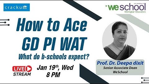 How to Ace GD-PI WAT - What do B-schools expect? - Live Webinar