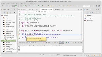 RMI Chat Client (using Scala)