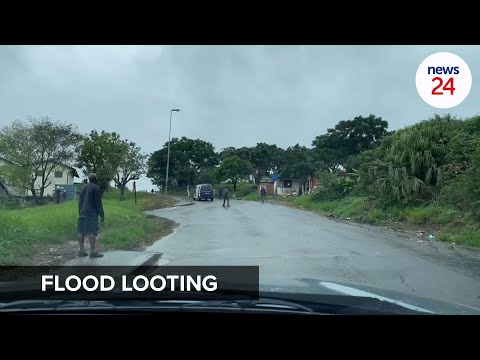 Watch | Opportunists Loot Trucks Amid Kzn Floods