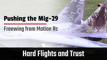 Elevator Trust on the Freewing Mig-29, flight, discussion, setup and tips