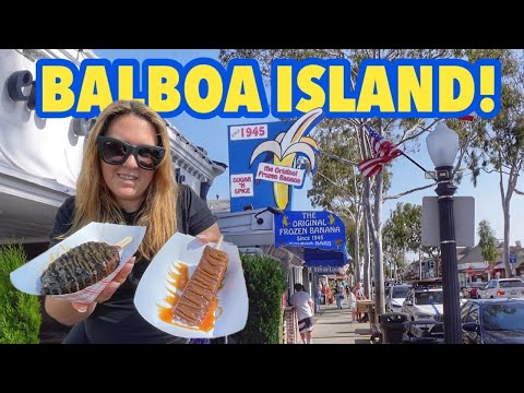 How We Spent our Day Exploring Balboa Island in Newport Beach! Historic Frozen Treats, Lunch & More