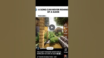 a song can never remind of a game #minecraftshorts #minecrft