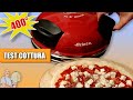 Cottura Pizza con Fornetto Ariete 909 modificato con biscotto Fiesoli e staratura termostato (400°).