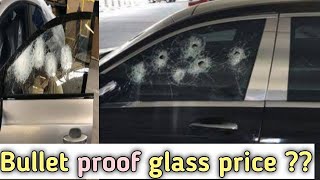 Bulletproof glass price .