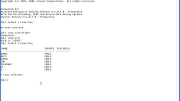 How to Create Oracle User in SQL *Plus, Import and Export of Objects
