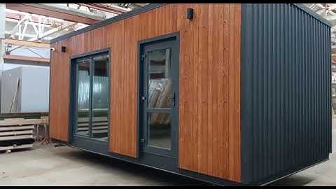 Modular Frame House Strength Test: Forklift Move Inside the Factory