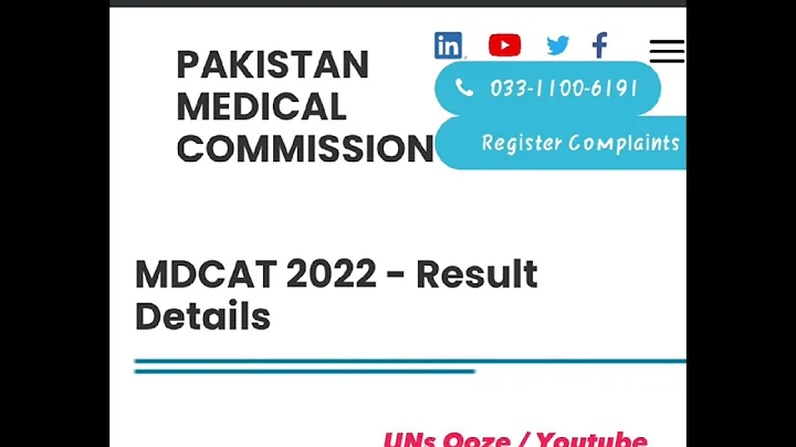 Mdcat Result 2022 announced || pmc mdcat results || grace marks given or not?