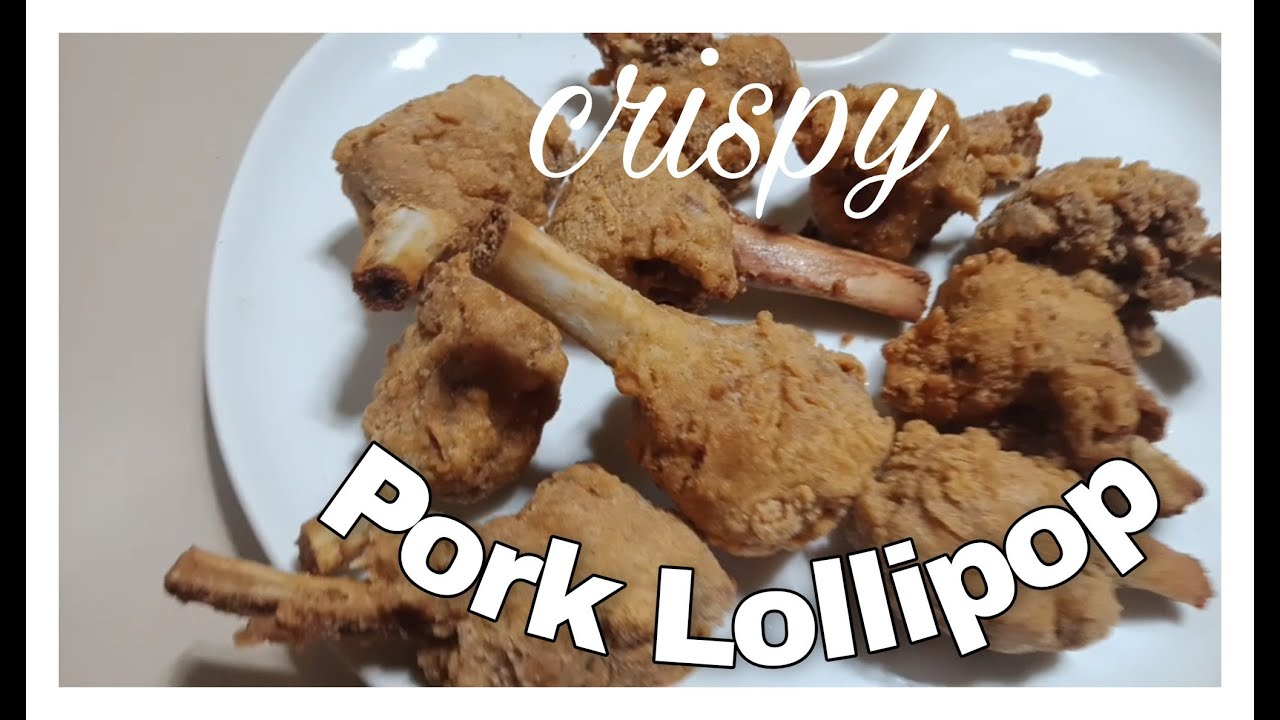 CRISPY PORK RIBS LOLLIPOP YouTube