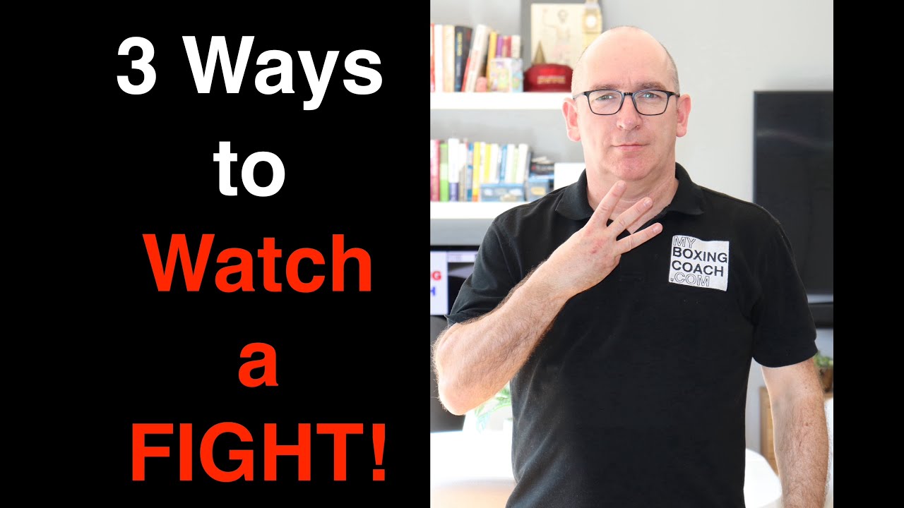 3 Ways to Watch a Fight