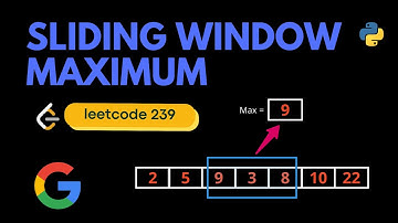 Sliding Window Maximum | Leetcode 239 | Interview Prep Series