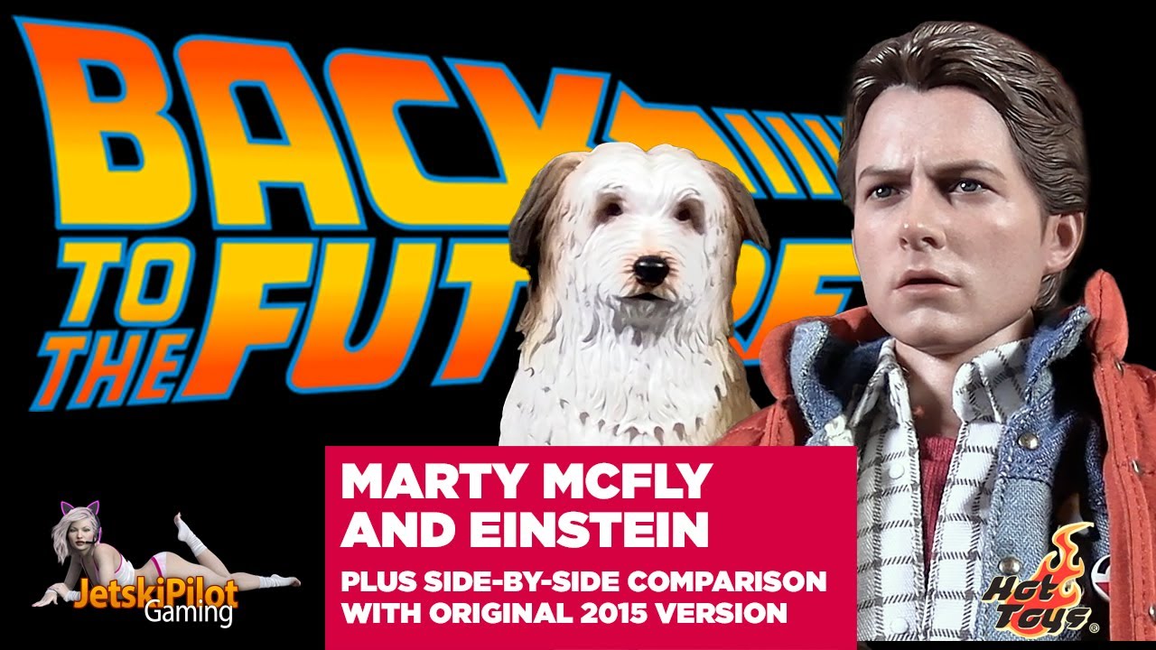 Back to the Future 1/6th Scale Marty McFly and Einstein by Hot