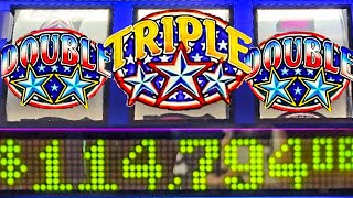 Chasing Monster Jackpot Old School Triple Double Stars Casino Slot