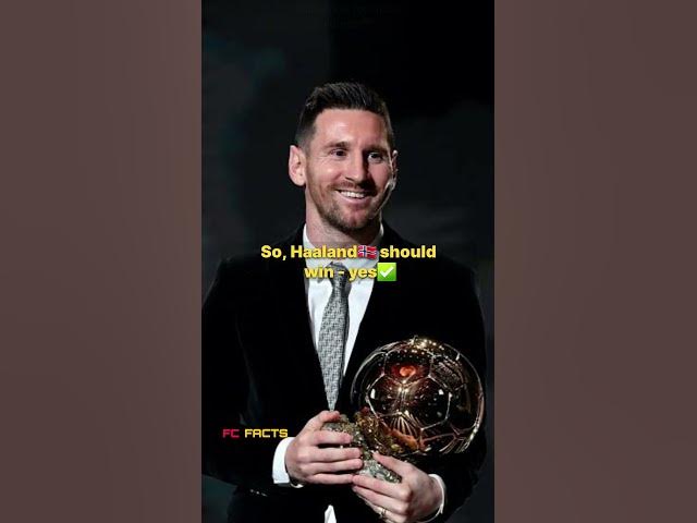 Pep picks between Messi and Haaland😱#ballondor #messi #haaland #ballondor2023 #erlinghaaland #leo