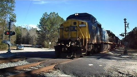 CSX Train So Fast Wind Knocks Camera Down