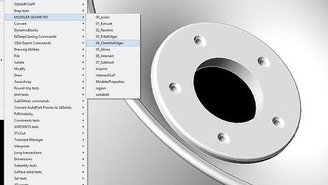 3D Modeling in ODA Sample Application with Use of C3D Modeler