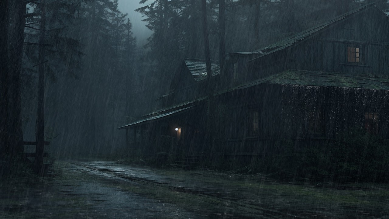 Deep Sleep with Heavy Rain in the Forest | Natural Sounds for Focus, Stress Relief and Sleep Better