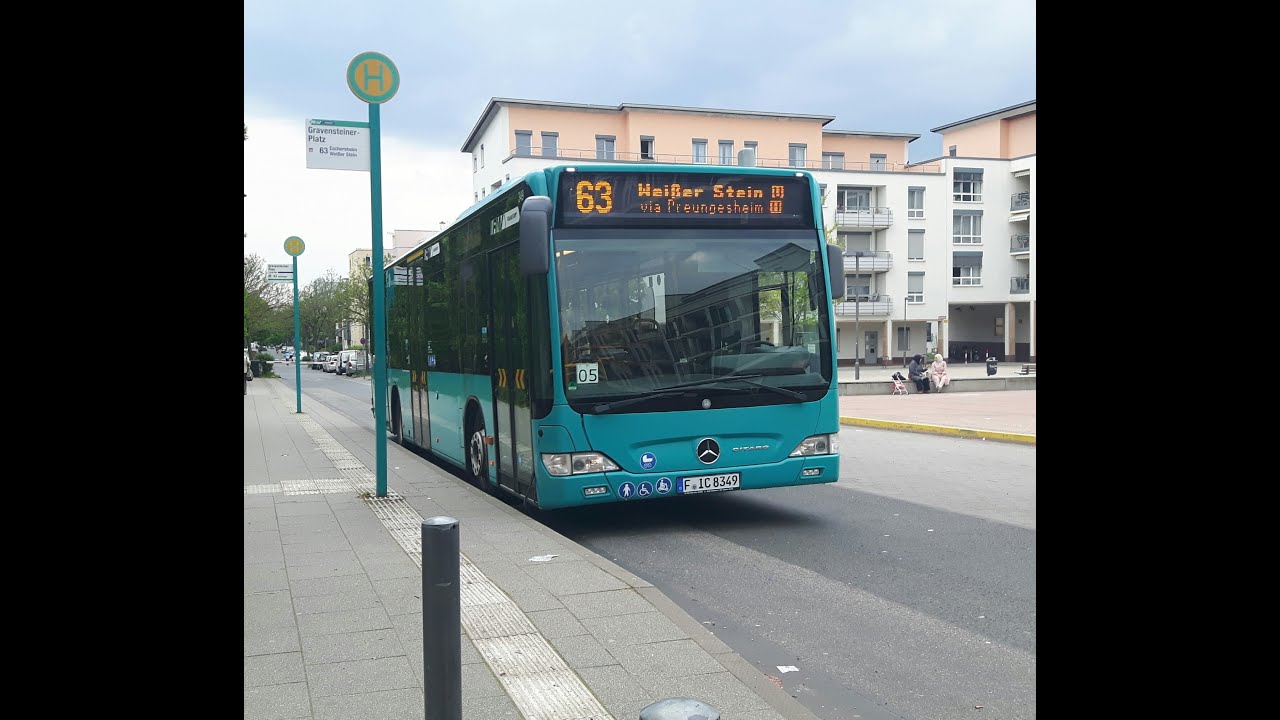 Busmitfahrt Linie 63 von Gravensteiner Platz bis Weißer Stein