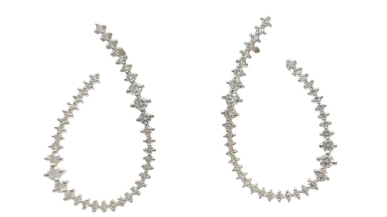 CC Petit Trésor Earrings©—White Gold w/ Diamonds – Gift Ideas – CHRISTIAN  CAINE DESIGNS