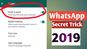 Enter Key🔑🔑 Will Send Your Massage !! WhatsApp Enter Button Magic 2020🔥🔥🔥