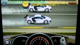 Drag Racing 8.298 Audi R8 iPhone version screenshot 2