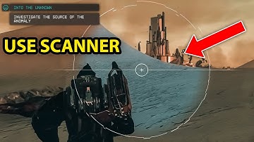 Starfield Distortion Guide On The Scanner - Into The Unknown