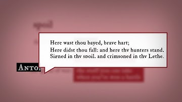 myShakespeare | Julius Caesar 3.1 Metaphor: Caesar as a Deer