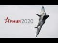 Высший пилотаж на Су-57 с ужасным воем . Кубинка 2020.